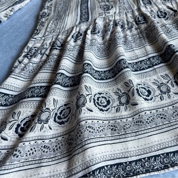 American Eagle Floral Jumpsuit Cold Shoulder Ruffle Hem Ladies Summer Beach - Picture 12 of 14